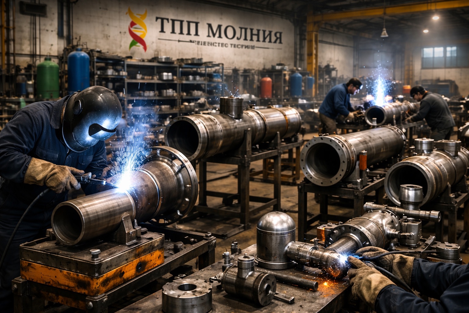 Сварочные работы в Москве — ТПП Молния